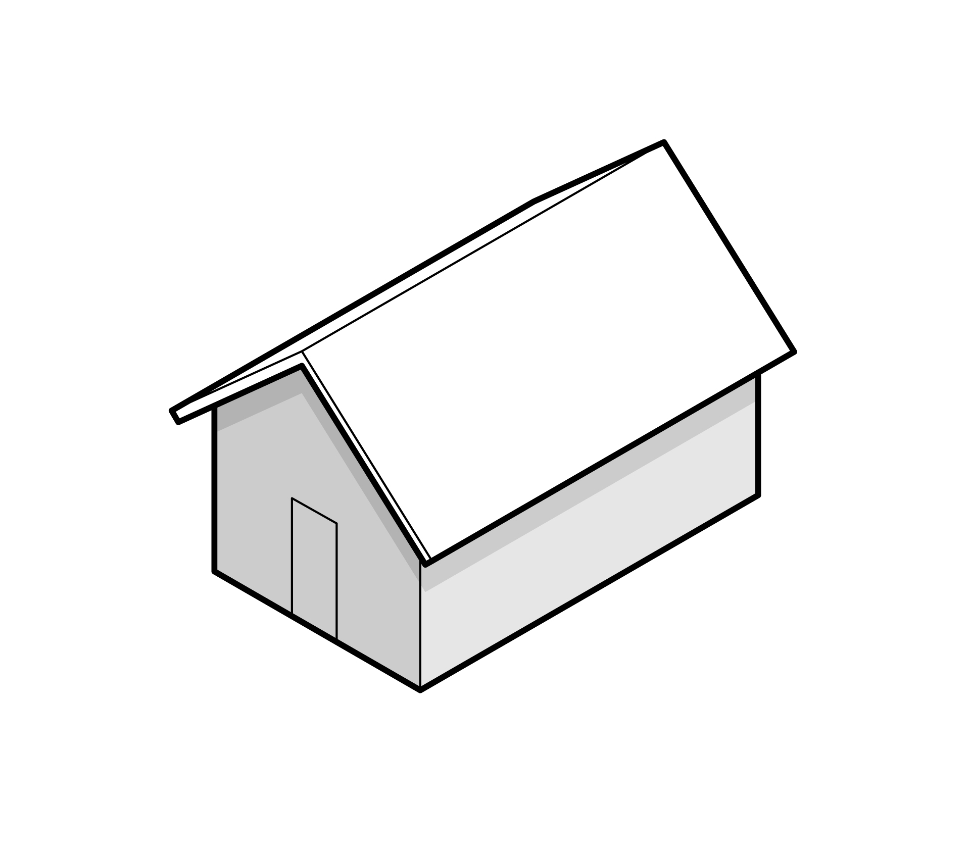 Front Gable Roof